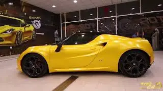 Alfa Romeo || Wrapping Car || Vinyl Wrapping || Yellow Satin Matt || Wrapping Yellow Satin Matt