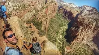 DON'T LOOK DOWN! Angels Landing - Zion National Park Utah