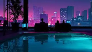 Dreamy Chillwave Pop | Sunset Reflections & Neon Hues 🌅✨