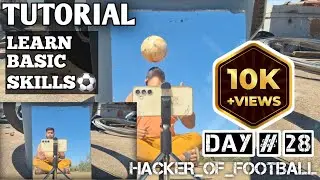 BASIC FOOTBALL ⚽️ SKILLS TUTORIAL FOOTBALL VIDEO #footballtutorial #skilldevelopment #football #cr7