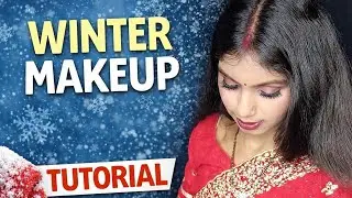 Step by step makeup for beginners || Winter party makeup tutorial #Glowingdoingmakeup
