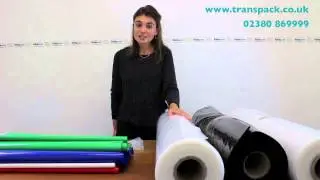 Polythene sheeting