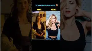 Titanic movie character reel vs real 🔥 #titanic #titaniclove #titanicmovie #hollywoodmovies #shorts