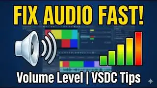 🎬 How to Adjust Audio/Volume in VSDC Video Editor | Full Tutorial