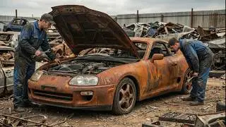 Restoring an Abandoned 1994 Toyota Supra MK4 | Pure ASMR Car Rebuild