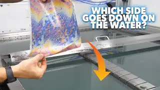 How To TEST Your Hydrographic Film (which side goes down on the water)