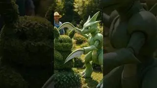 Daily life of Pokemon with people in real life