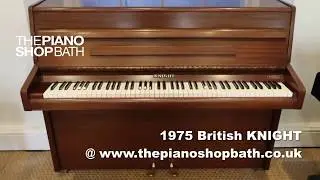 1975 British made Knight K20 Piano @ The Piano Shop Bath