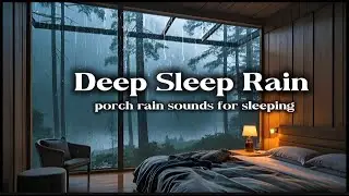 Cozy Bedroom With SoundRain To Sleep | Rain On The WindowBy