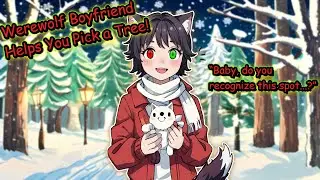 Werewolf Boyfriend's Christmas Surprise!🎄🐺| ASMR Roleplay M4A (Festive, Flirty, Forest SFX & Kisses)