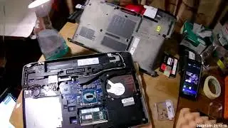 Dell Latitude E6530 i7 QM  Nvidia замена термопасты чистка кулера обзор Thermal paste fan clean