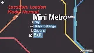 Mini Metro Daily Challenge - 25 June 2017