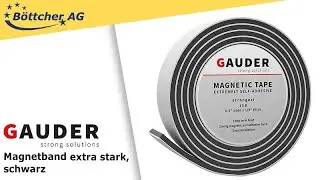 Magnetband Gauder extra stark, schwarz