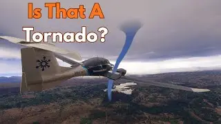 Caught In A Tornado Over Arizona | MSFS 2024 Career Mode