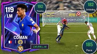 115 Ovr Card Kingsley Coman Review - Beast LM+RW+LW In Game 🔥🥶 - FC mobile 