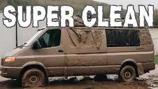 SUPER CLEANING A DISASTER | DIRTY VAN SUPER CLEAN