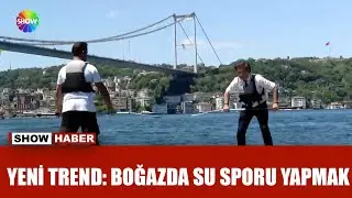 İstanbul Boğazı'nda su sporu macerası!
