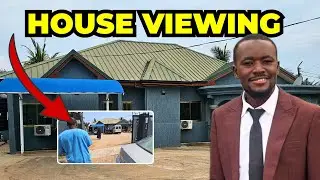 Affordable 3-bedroom house for sale at Kasoa || Journey to view the house with clients 