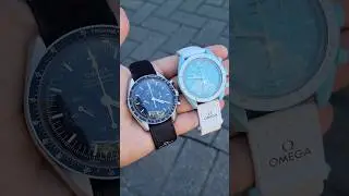 Omega Speedmaster Professional Vs. MoonSwatch...luxury chronograph vs overpriced plastic toy