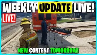 GTA ONLINE WEEKLY UPDATE LIVE! NEW CONTENT TOMORROW!