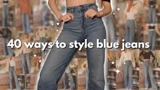 40 ways to style blue jeans 👖
