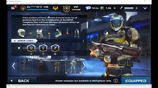 Modern Combat 5 NOVA suit