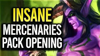 Opening 150 Packs for Hearthstone Mercenaries & IT IS INSANE!