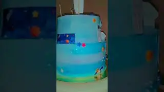 space theme cake design