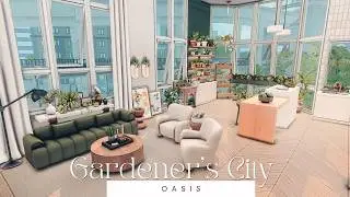 🪴  Gardener Sim City Oasis 🌿 Sims 4&nbsp;&nbsp;Speedbuild + CC