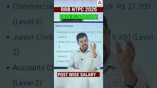 RRB NTPC Salary 2025 | RRB NTPC 12th Level Salary 2025 Post Wise #rrbntpcsalary2025 #rrbntpc2025