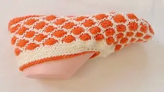 Easy Two Needle Knitting: Bubble Stitch Slippers for Beginners