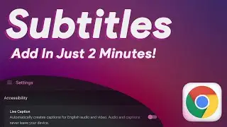 Live Captioning in Google Chrome