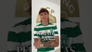Perguntas r&aacute;pidas ⁉️ com Ricardo Mangas 🤔 #RicardoMangas #Mangas #SportingCP