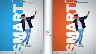 New Creative Text Photo Editing Tutorial || PicsArt Photo Editing - Rajan editz