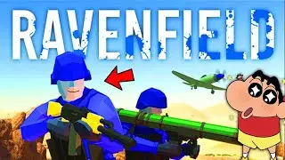 BIGGEST BATTLE to CONQUER a MOUNTAIN in RAVENFIELD with SHINCHAN and CHOP