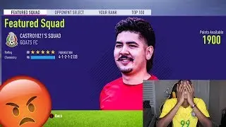 COMPLETING THE CASTRO SQUAD BATTLE ON ULTIMATE LEVEL (RAGE) - FIFA 18