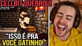 CELLBIT QUEBROU COM A NOVA SKIN DO ROIER KKKK | MINECRAFT QSMP