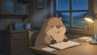 Night Study Room 🌙 Calm Lo Fi for Deep Focus