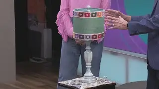 Sponsored Content: Refurbished Side Table & Lamp Reveal