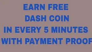 Free Dash Coin Faucet| Every Five Minutes| Instant Payment| Moondash|