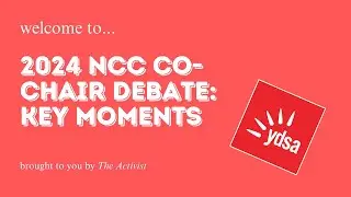Debate Highlights: 2024 YDSA National Co-Chair Race