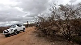 From 4 peaks road to Rolls OHV trail head part 1