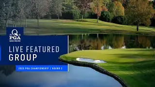 LIVE | Reed, Spieth, &Aring;berg | Featured Group 2 AM | Round 2 | 2025 PGA Championship
