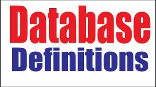 CS403 Lecture01 | Database Definitions. (Urdu)
