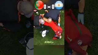 Ronaldo injury 🤯 Argentina vs Portugal 🔥 imaginary final match 2026 🔥 #injury #soccer #football