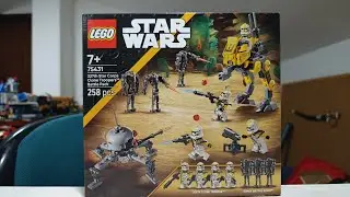 LEGO STAR WARS 75431 327th Star Corps Clone Troopers Battle Pack Review! (2025)