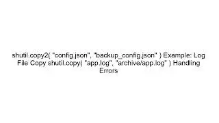 How to Copy a File in Python (Simple and Safe Methods)