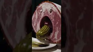 Ham Monster for your fine dining experience #horror #bizarre #unsettling #creepy #entity