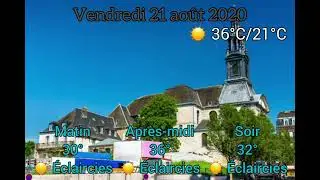 M&eacute;t&eacute;o Rouen: Pr&eacute;visions du vendredi 21 ao&ucirc;t 2020