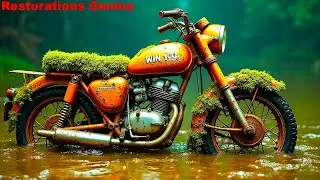 Reviving a Rusted Honda Win After Years Underwater | From Scrap to Running Bike